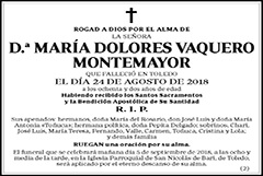 María Dolores Vaquero Montemayor